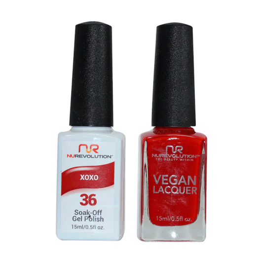 NuRevolution Gel Polish + Nail Lacquer, 036, XoXo OK0425VD