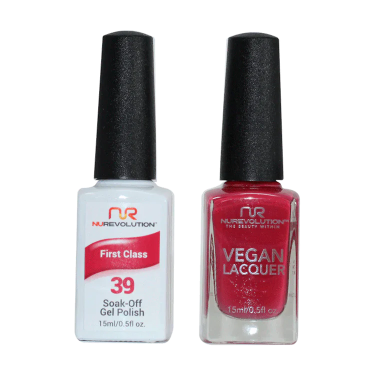 NuRevolution Gel Polish + Nail Lacquer, 039, First Class OK0425VD