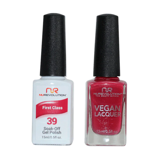 NuRevolution Gel Polish + Nail Lacquer, 039, First Class OK0425VD