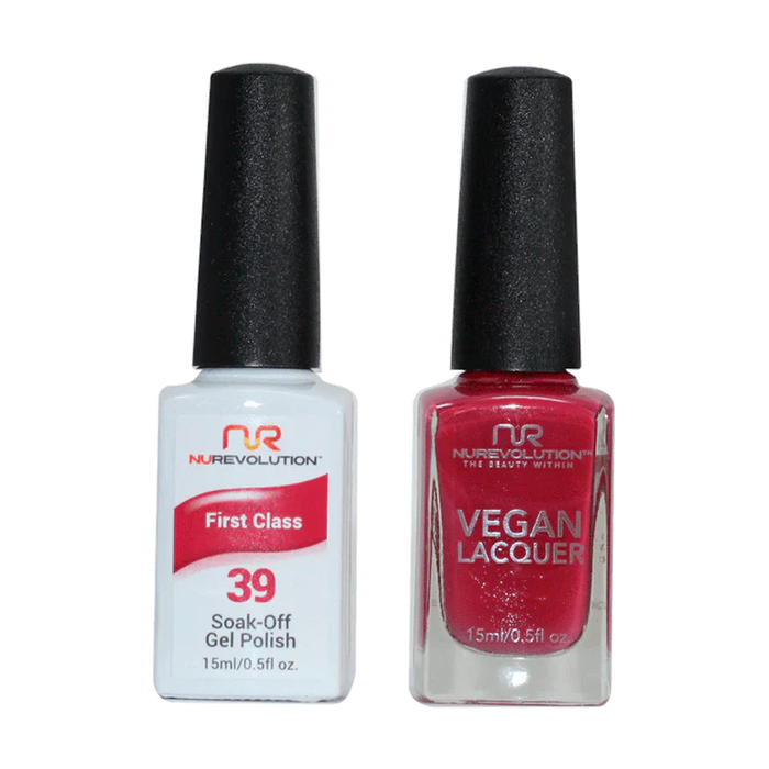 NuRevolution Gel Polish + Nail Lacquer, 039, First Class OK0425VD