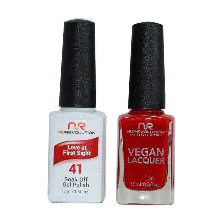 NuRevolution Gel Polish + Nail Lacquer, 041, Love At First Sight OK0425VD