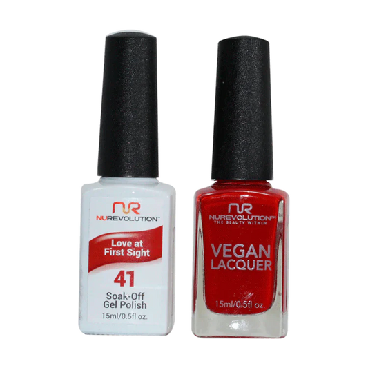 NuRevolution Gel Polish + Nail Lacquer, 041, Love At First Sight OK0425VD