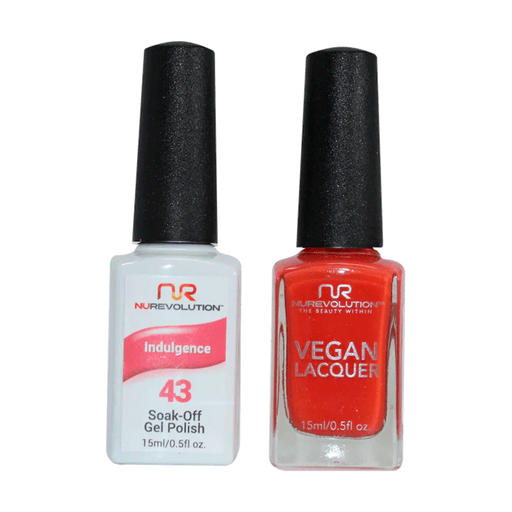 NuRevolution Gel Polish + Nail Lacquer, 043, Indulgence OK0425VD