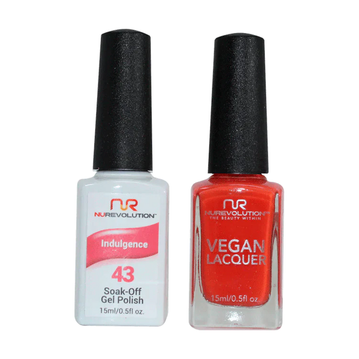 NuRevolution Gel Polish + Nail Lacquer, 043, Indulgence OK0425VD