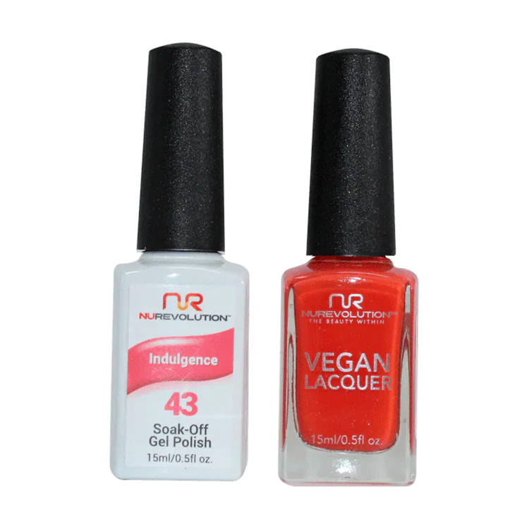 NuRevolution Gel Polish + Nail Lacquer, 043, Indulgence OK0425VD