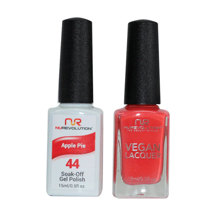 NuRevolution Gel Polish + Nail Lacquer, 044, Apple Pie OK0425VD