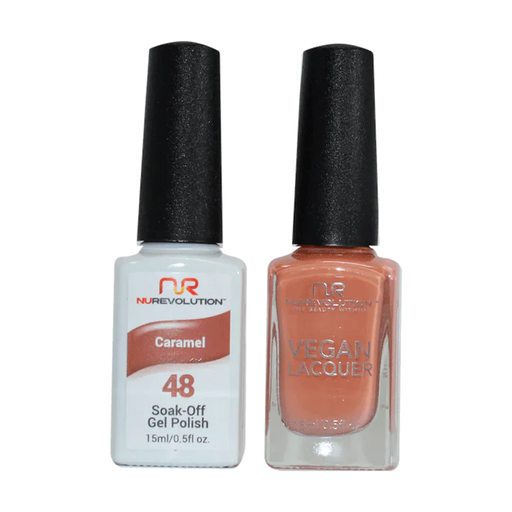 NuRevolution Gel Polish + Nail Lacquer, 048, Caramel OK0425VD