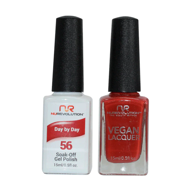 NuRevolution Gel Polish + Nail Lacquer, 056, Day By Day OK0425VD