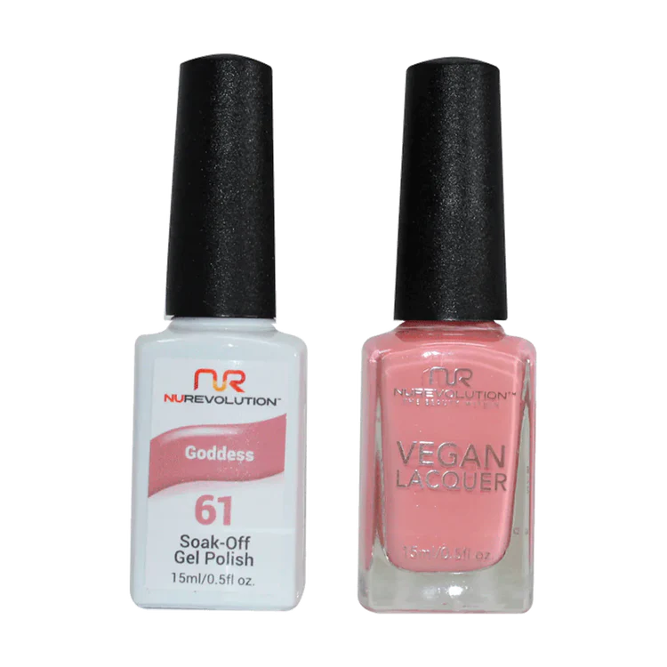 NuRevolution Gel Polish + Nail Lacquer, 061, Goddess OK0425VD