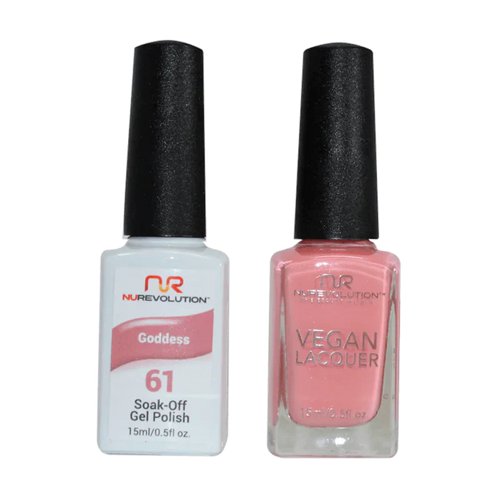 NuRevolution Gel Polish + Nail Lacquer, 061, Goddess OK0425VD