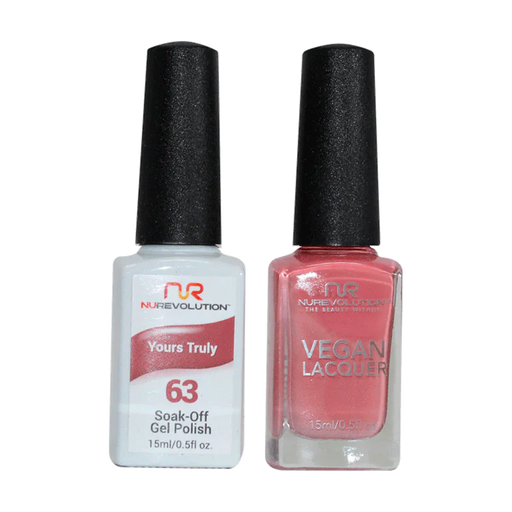 NuRevolution Gel Polish + Nail Lacquer, 063, Yours Tuly OK0425VD