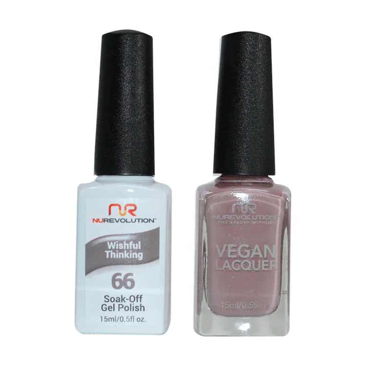 NuRevolution Gel Polish + Nail Lacquer, 066, Wishful Thinking OK0425VD