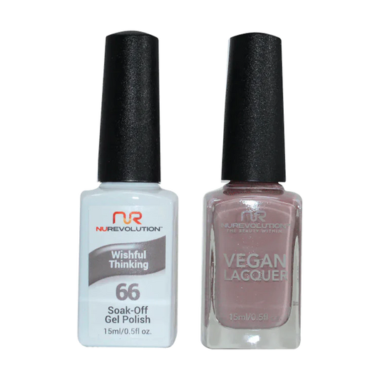 NuRevolution Gel Polish + Nail Lacquer, 066, Wishful Thinking OK0425VD