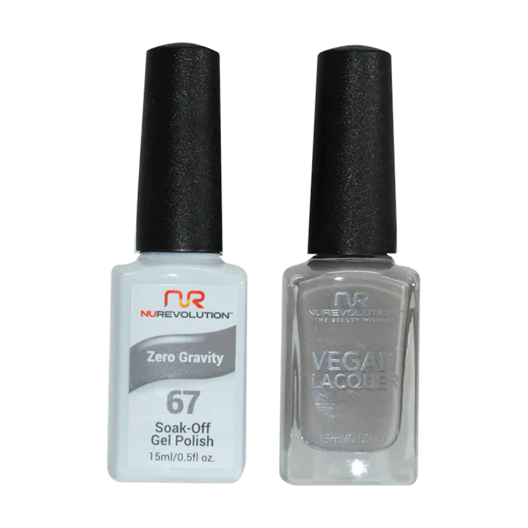 NuRevolution Gel Polish + Nail Lacquer, 067, Zero Gravity OK0425VD