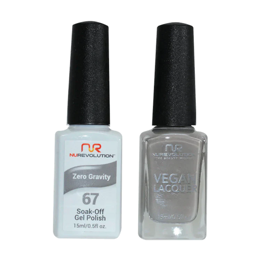 NuRevolution Gel Polish + Nail Lacquer, 067, Zero Gravity OK0425VD