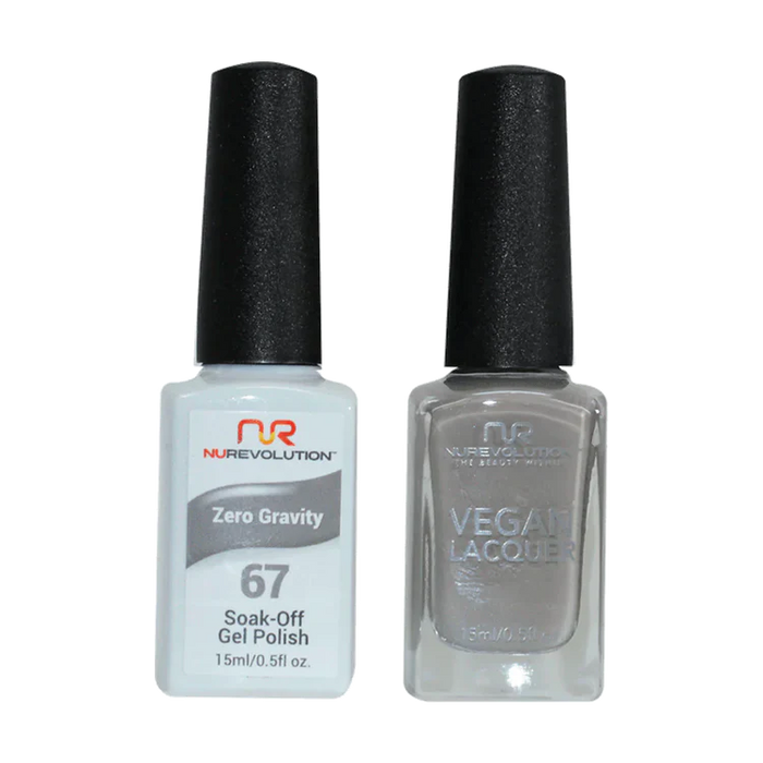 NuRevolution Gel Polish + Nail Lacquer, 067, Zero Gravity OK0425VD