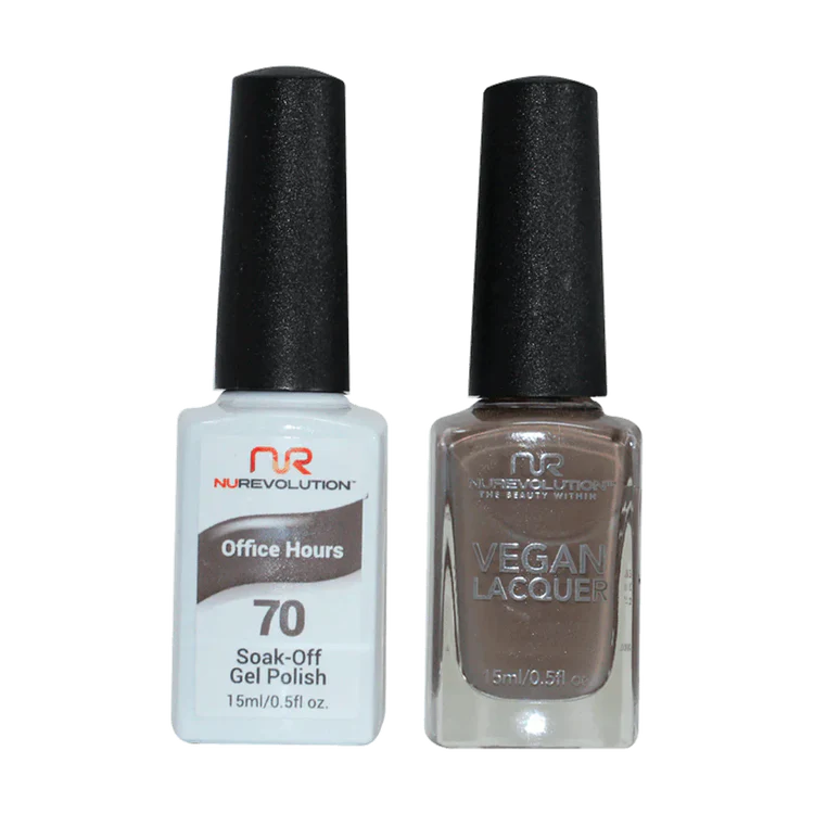 NuRevolution Gel Polish + Nail Lacquer, 070, Office Hours OK0425VD