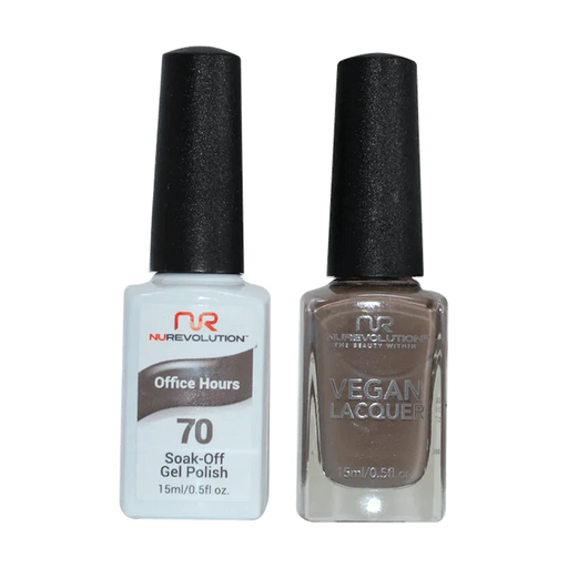 NuRevolution Gel Polish + Nail Lacquer, 070, Office Hours OK0425VD
