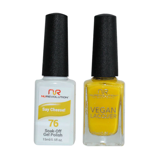 NuRevolution Gel Polish + Nail Lacquer, 076, Say Cheese OK0425VD