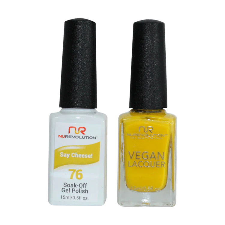 NuRevolution Gel Polish + Nail Lacquer, 076, Say Cheese OK0425VD