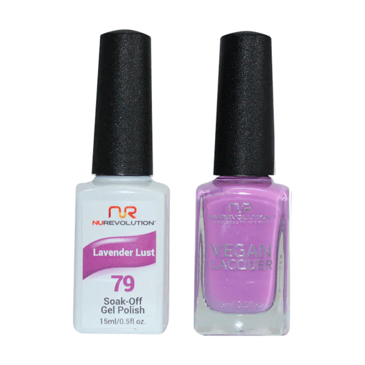 NuRevolution Gel Polish + Nail Lacquer, 079, Lavender Lust OK0425VD