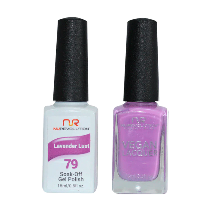 NuRevolution Gel Polish + Nail Lacquer, 079, Lavender Lust OK0425VD
