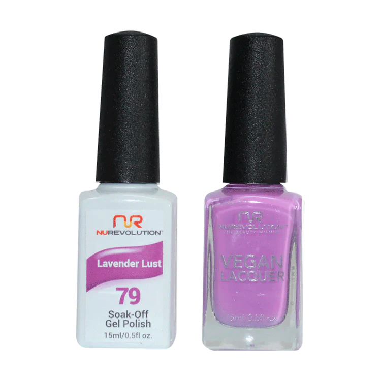 NuRevolution Gel Polish + Nail Lacquer, 079, Lavender Lust OK0425VD