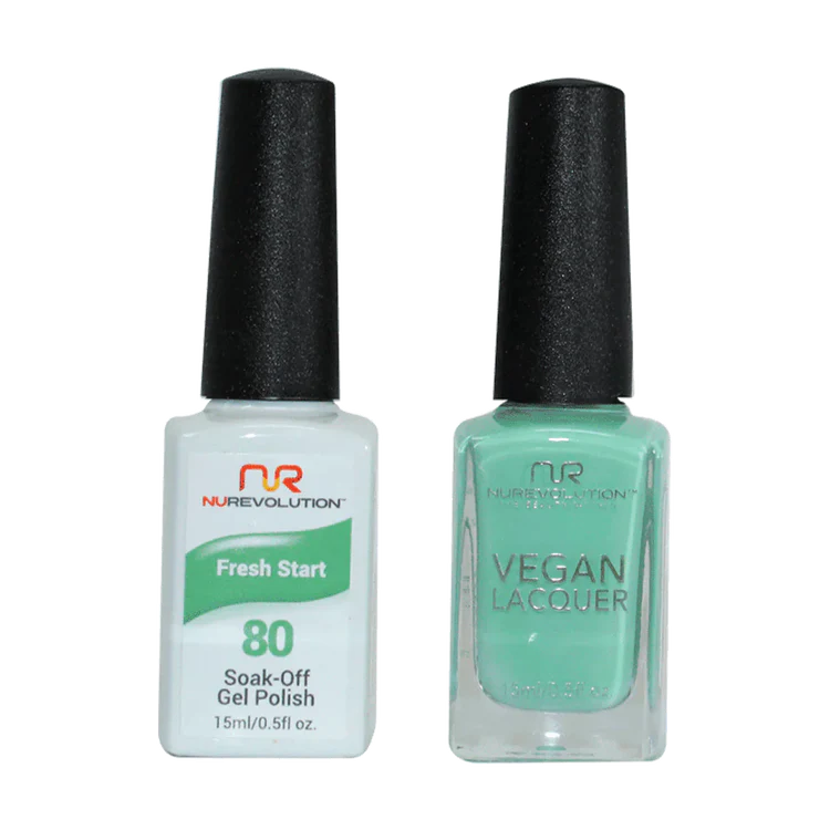 NuRevolution Gel Polish + Nail Lacquer, 080, Fresh Start OK0425VD