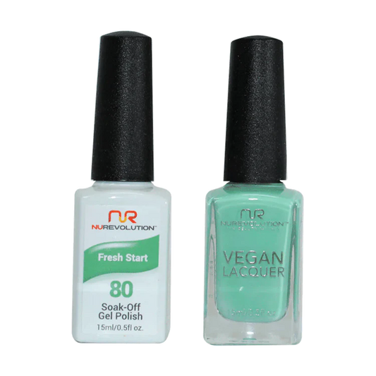 NuRevolution Gel Polish + Nail Lacquer, 080, Fresh Start OK0425VD