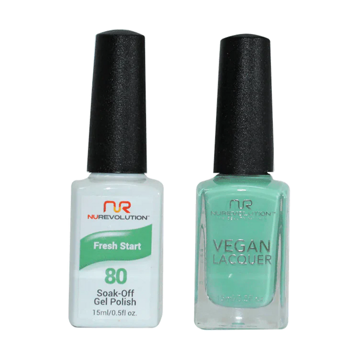 NuRevolution Gel Polish + Nail Lacquer, 080, Fresh Start OK0425VD