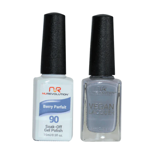 NuRevolution Gel Polish + Nail Lacquer, 090, Berry Parfait OK0425VD