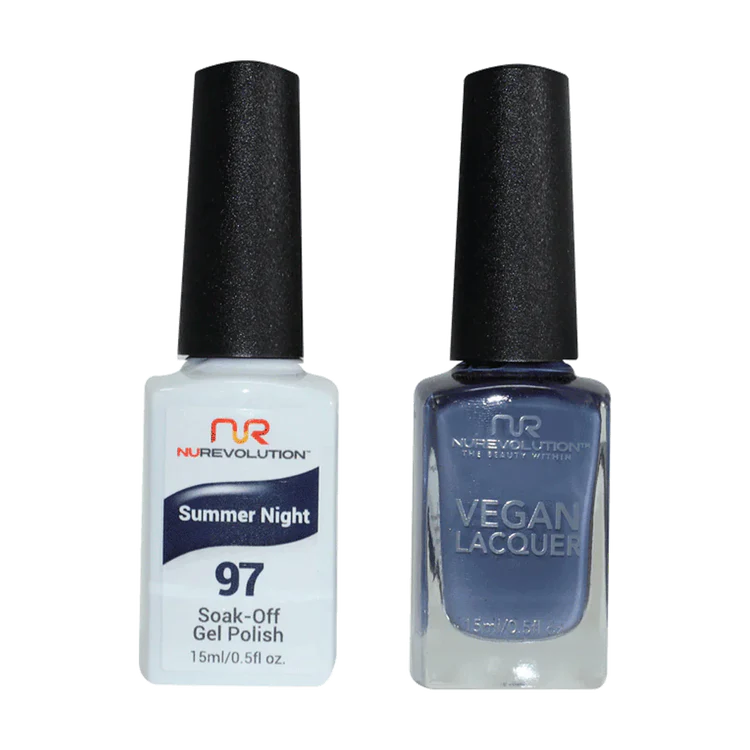 NuRevolution Gel Polish + Nail Lacquer, 097, Summer Night OK0425VD