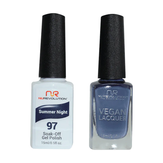 NuRevolution Gel Polish + Nail Lacquer, 097, Summer Night OK0425VD