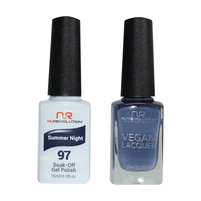 NuRevolution Gel Polish + Nail Lacquer, 097, Summer Night OK0425VD