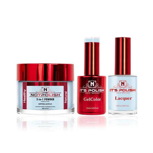 NotPolish 3in1 Acrylic/Dipping Powder + Gel Polish + Nail Lacquer, OM Collection, 003, Moondust