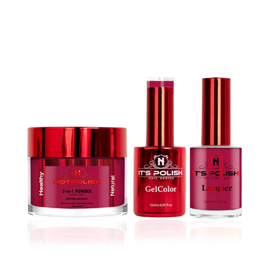 NotPolish 3in1 Acrylic/Dipping Powder + Gel Polish + Nail Lacquer, OM Collection, 127, DRAGONFRUIT