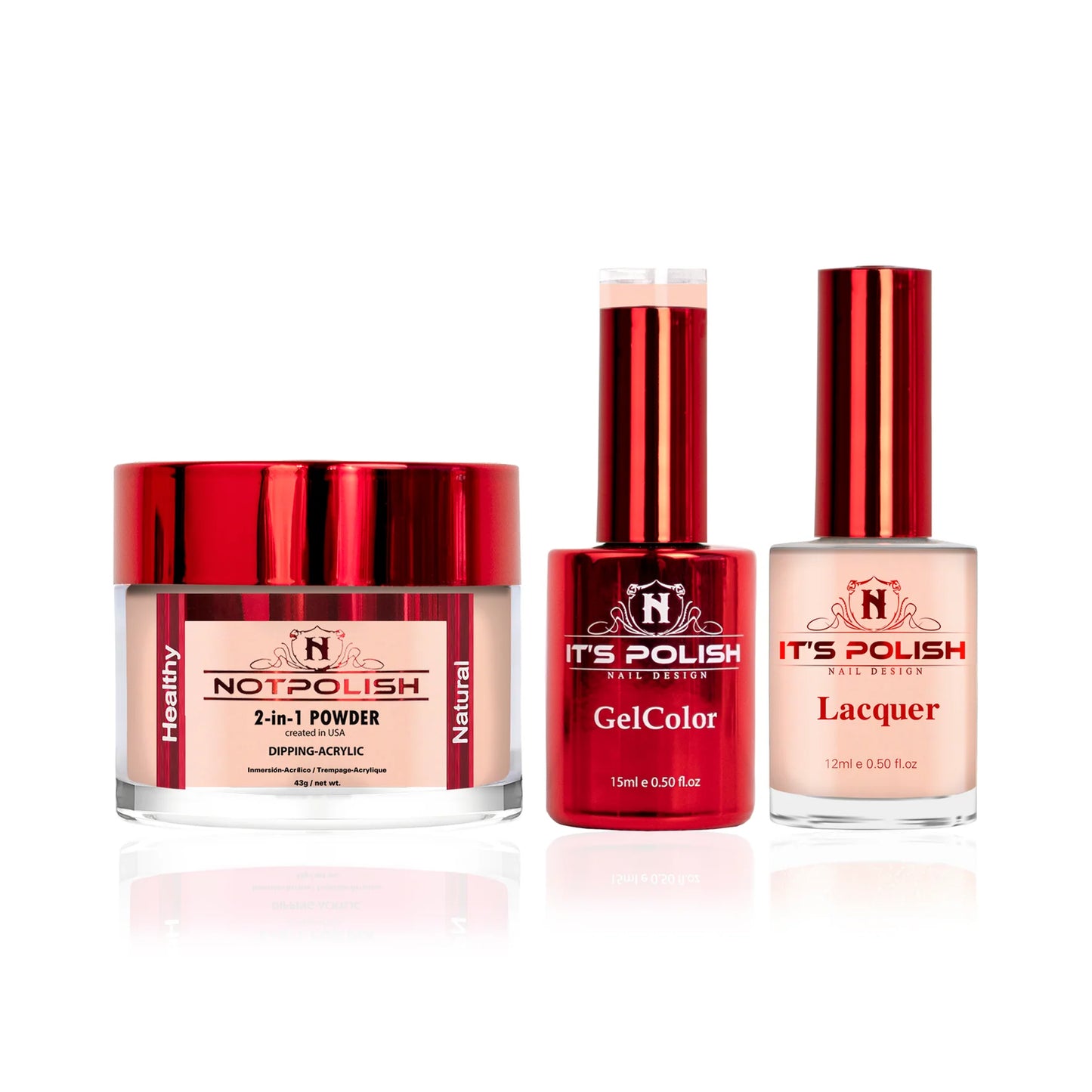 NotPolish 3in1 Acrylic/Dipping Powder + Gel Polish + Nail Lacquer, OM Collection, 018, Glam Girls