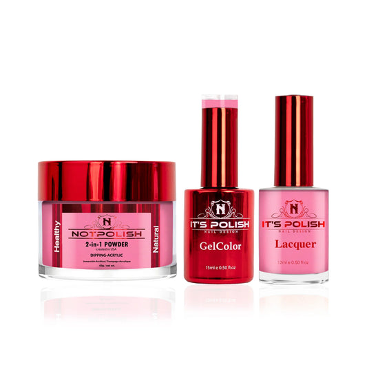 NotPolish 3in1 Acrylic/Dipping Powder + Gel Polish + Nail Lacquer, OM Collection, 019, Fieste Sista