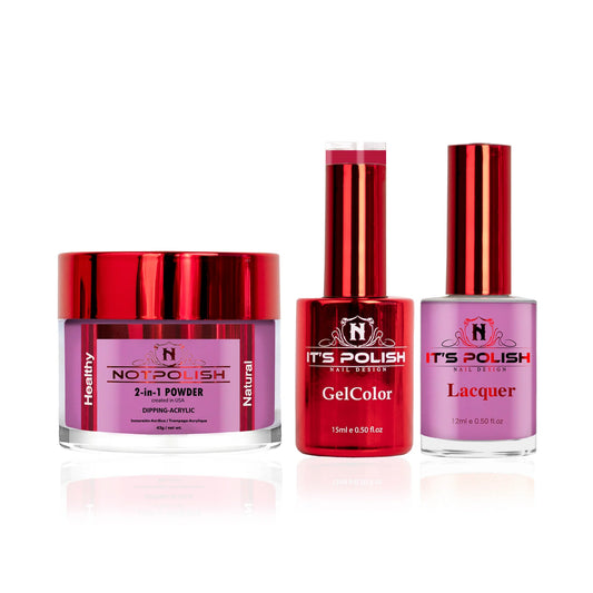 NotPolish 3in1 Acrylic/Dipping Powder + Gel Polish + Nail Lacquer, OM Collection, 039, Miss Mauve