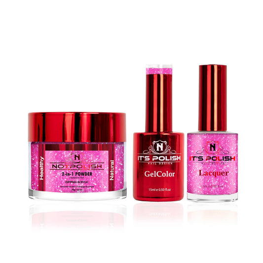 NotPolish 3in1 Acrylic/Dipping Powder + Gel Polish + Nail Lacquer, OM Collection, 043, Babe Alert