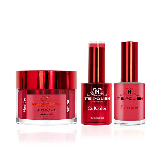 NotPolish 3in1 Acrylic/Dipping Powder + Gel Polish + Nail Lacquer, OM Collection, 046, Blast Off