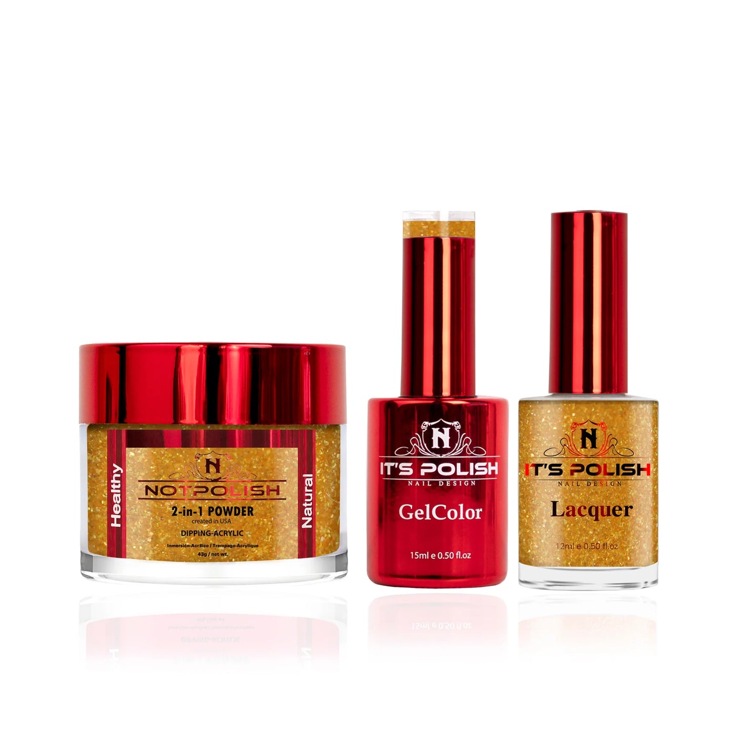 NotPolish 3in1 Acrylic/Dipping Powder + Gel Polish + Nail Lacquer, OM Collection, 062, Tuscan Sun