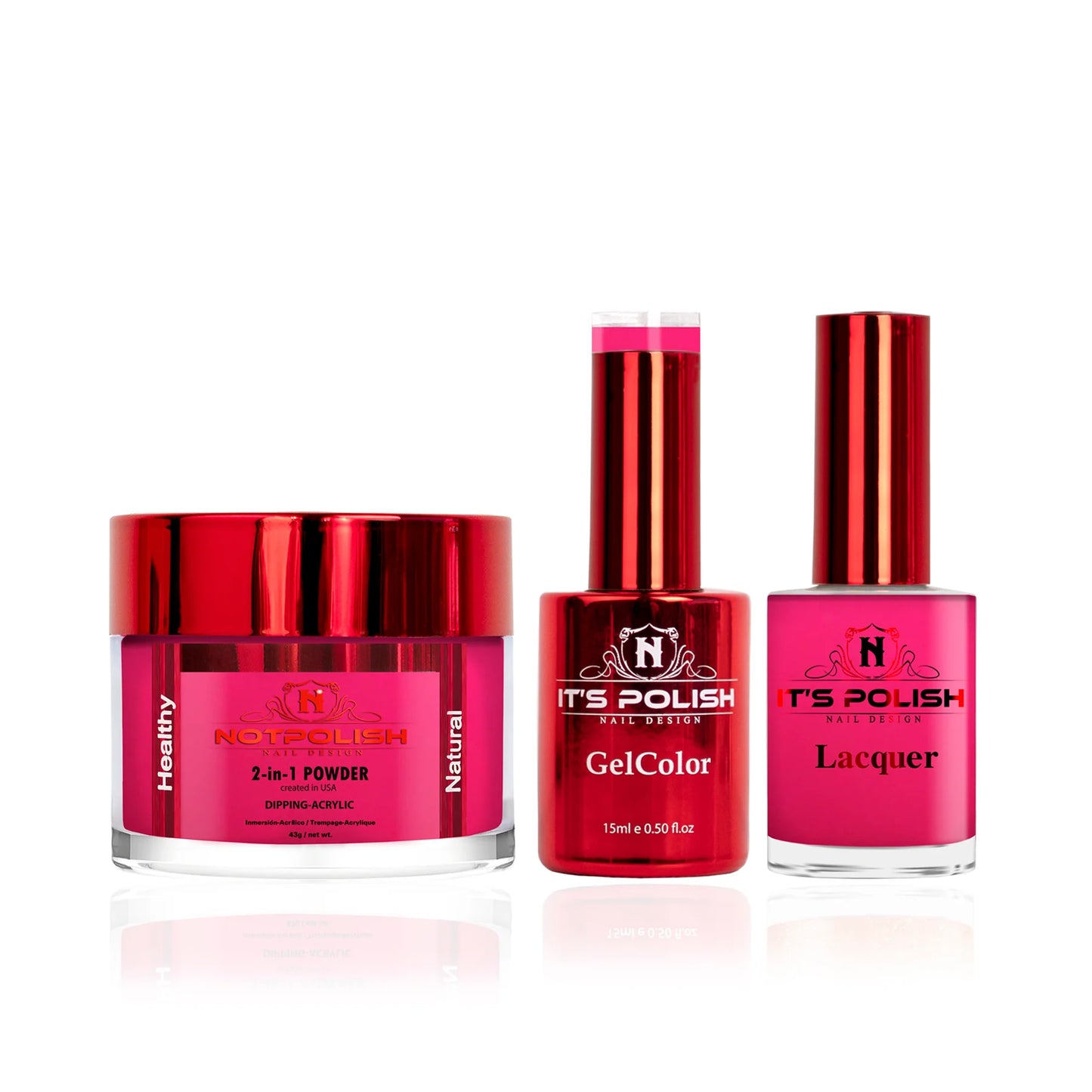 NotPolish 3in1 Acrylic/Dipping Powder + Gel Polish + Nail Lacquer, OM Collection, 098, WATER MY MELONS