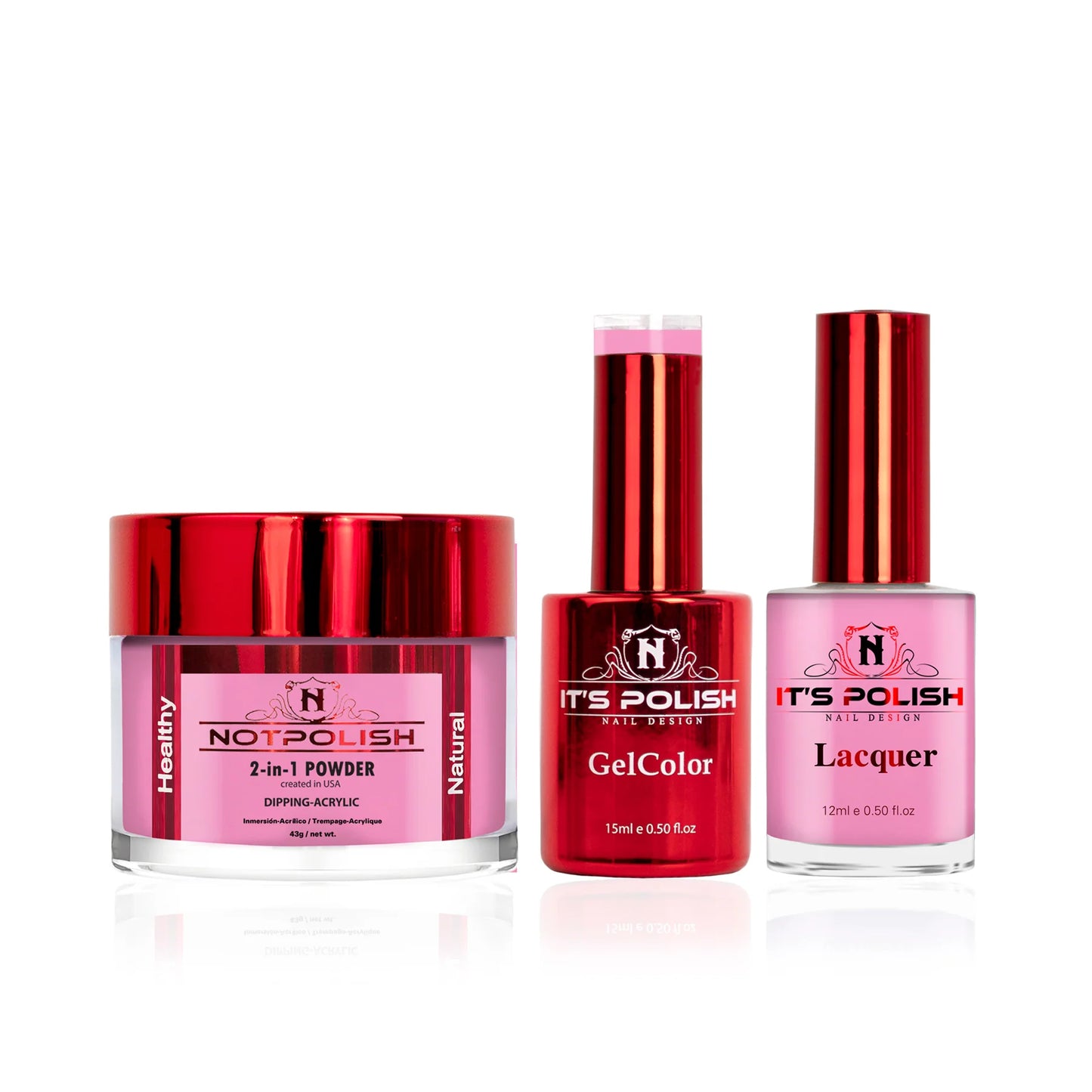 NotPolish 3in1 Acrylic/Dipping Powder + Gel Polish + Nail Lacquer, OG Collection, 105, PLEASURE P