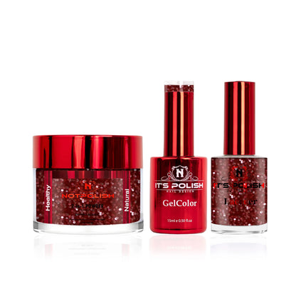 NotPolish 3in1 Acrylic/Dipping Powder + Gel Polish + Nail Lacquer, OG Collection, 169, Rebel Pink