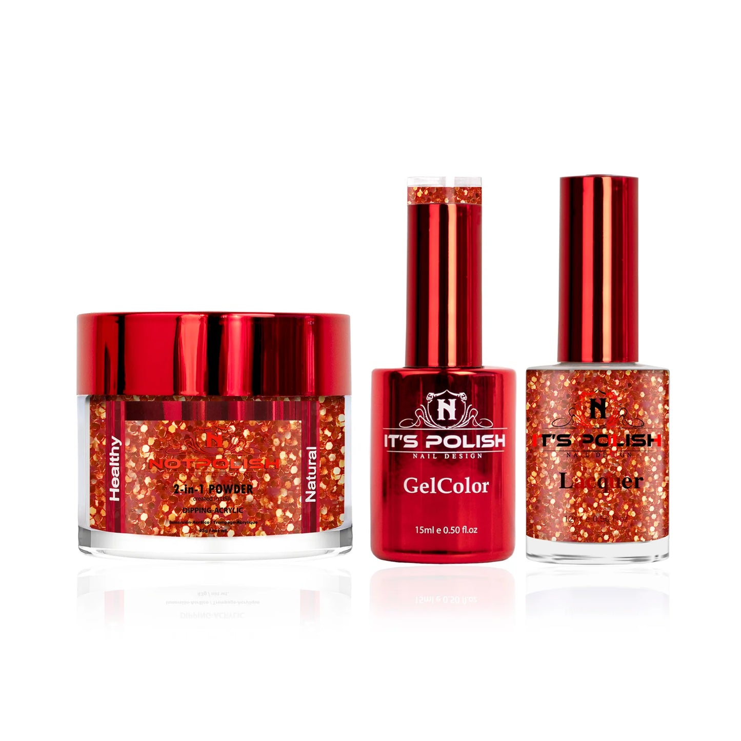 NotPolish 3in1 Acrylic/Dipping Powder + Gel Polish + Nail Lacquer, OG Collection, 176, Foxy Brown