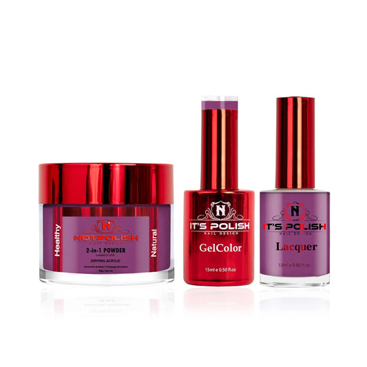 NotPolish 3in1 Acrylic/Dipping Powder + Gel Polish + Nail Lacquer, OG Collection, 194, Purple Haze