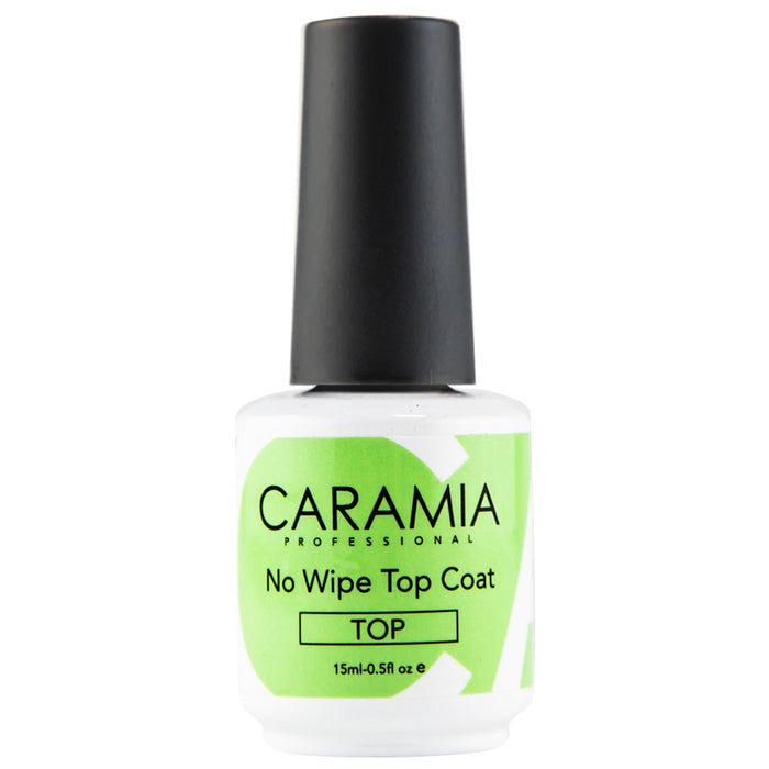 Caramia No Wipe Top Coat, 0.5oz (Pk: 200 pcs/case)
