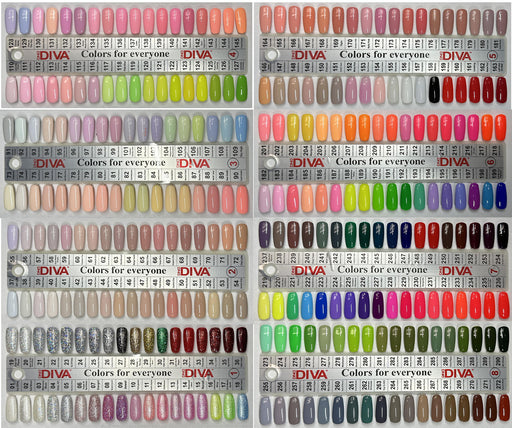DND Duo Diva Collection, Sample Tips For Full Line (From #01 To #08)