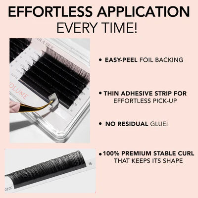 Kiara Sky Volume Cashmere Lashes – 0.05mm C Curl